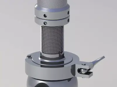 Valvula de Sobrepresion INOXPA - OVERFLOW VALVE 3D model