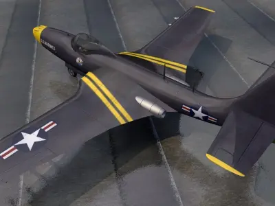 McDonnell FH-1 Phantom 3D model