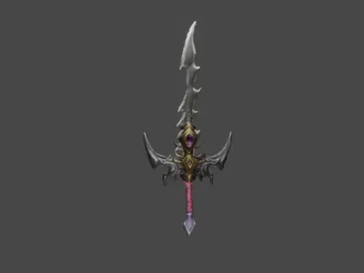 Zeloeman Sword A 18 Low-poly 3D model