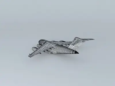 AirPlane NEG ( c17) Free 3D model