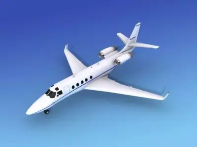 IAI Astra Jet V03 3D model