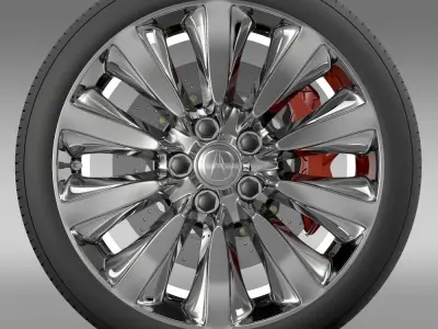 Acura RLX Sport Hybrid wheel 3D model