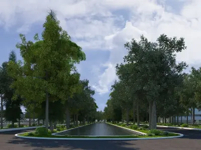 Business Park Center 3D model