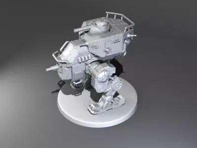 Tank diesel punk 3D print model