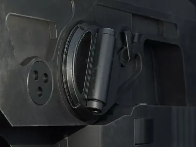 Holographic Sight HMD-04  Game Ready Low-poly 3D model