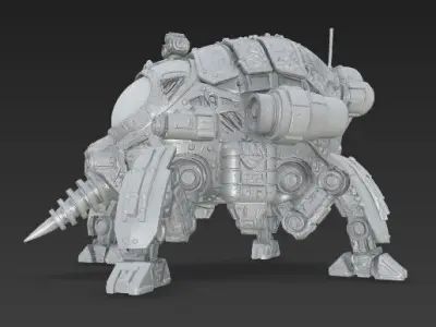 3D Printable Iron Oath Sentinel Sphere Steampunk Explorer 3D model