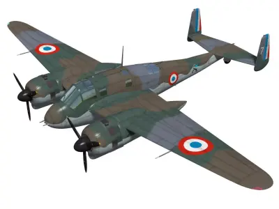 Breguet 690 3D model