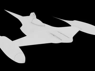 N1 Starfighter 3D model