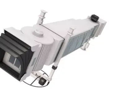 Airport Passenger Boarding Jetway Bridge 3D model