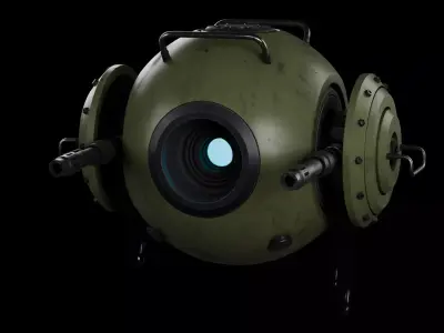 Military Robot 3D model buy