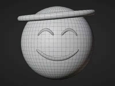 10 Emoticon Yellow Ball Pack Part 3 3D model