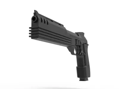 Guess plastic gun 3D model