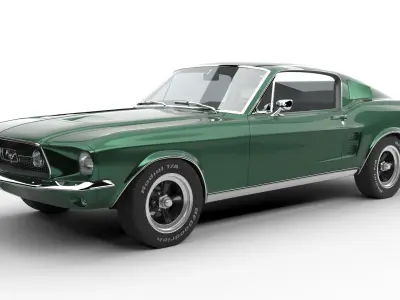 Ford Mustang Fastback 1967 3D model