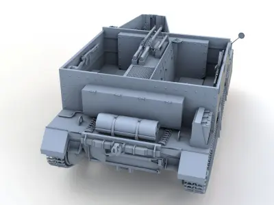 Universal Carrier MK2 - Bren Gun Carrier  3D model