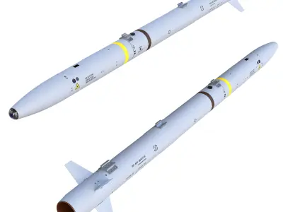 AIM-132  ASRAAM 3D model