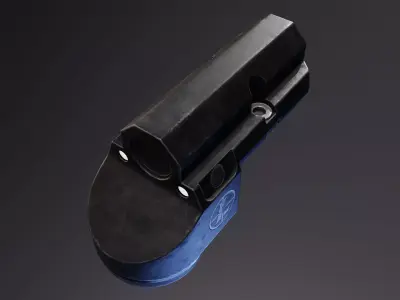 DeltaPoint Micro RedDot Low-poly 3D model
