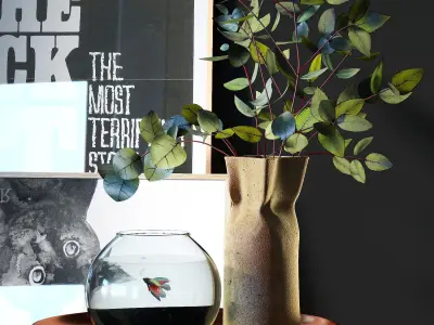 Decorative set 008 3D model