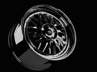 AMAZE II R-SPEC Car Rim 3D Model Free 3D model
