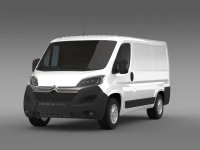 Citroen Jumper Van L1H1 2017 3D model
