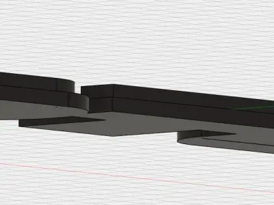 Vauxhall opel GTE logo badge 3D print model