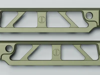 ST-6 Skeletonized Tube - Replica Low-poly 3D model