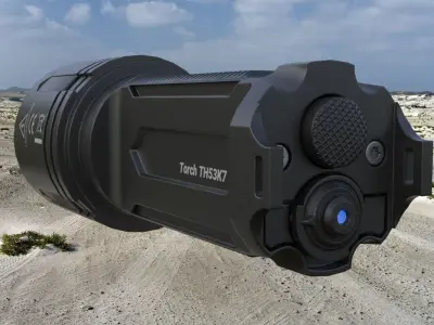 Torch Military Vray 3D model