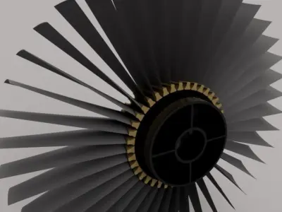 mechanical fan 1 3D model