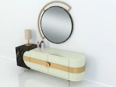 Vanity Dressing Table  Free 3D model