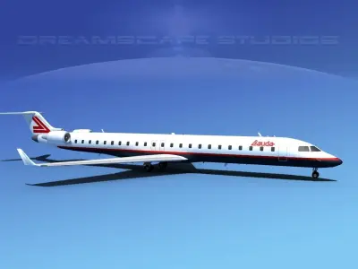 Bombardier CRJ900 Lauda 3D model