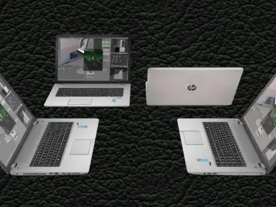 HP Laptop com Free 3D model