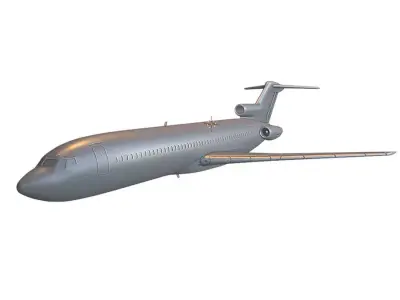 Boeing 727-200 ready to 3D printing 3D print model