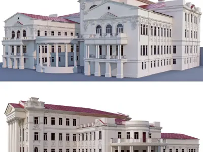 Administrative building 3D model
