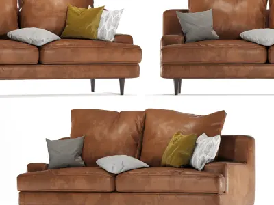 Roche Bobois sofa leather free Free 3D model