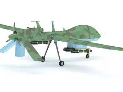 MQ 1C GRAY Free 3D model