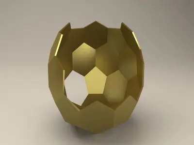Modern Sculpture of Easter Egg Free 3D print model