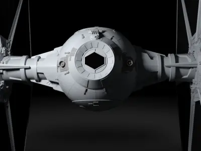 Star Wars Imperial Tie Fighter Free 3D model