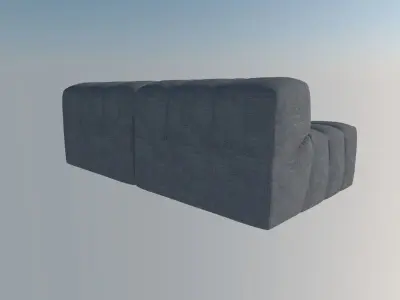 Sofa 3 seater TokStok Free 3D model