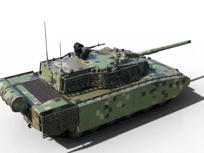 4 coatings of NORINCO GROUP VT5 VT-5 Light Tank Low-poly 3D model