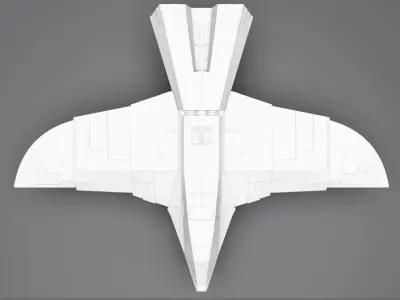 Hawks Fighter Scale model 3D print model