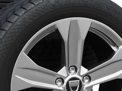Dacia wheels 3D model