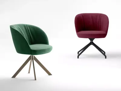 Jardan Mina Meeting chair 3D model