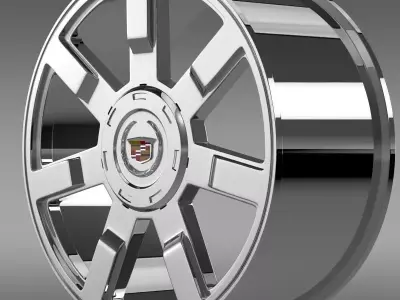 Cadillac Escalade esv 2wd2 rim 3D model