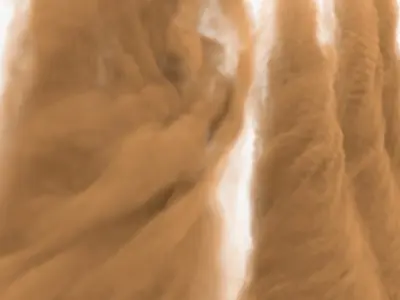 Twisting Dust Devil Sand VDB for Blender 3D model
