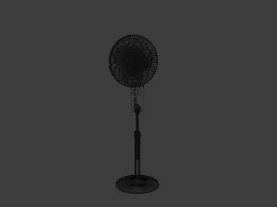 Tall Fan Free 3D model