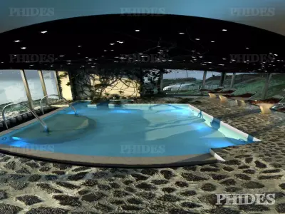 Swimming pool 3 day 3D model
