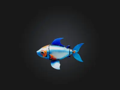 RoboFish Model Low-poly 3D model