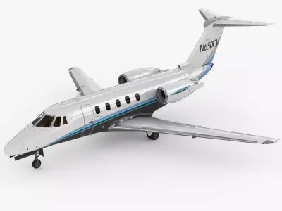 Cessna 650 Citation 3D model