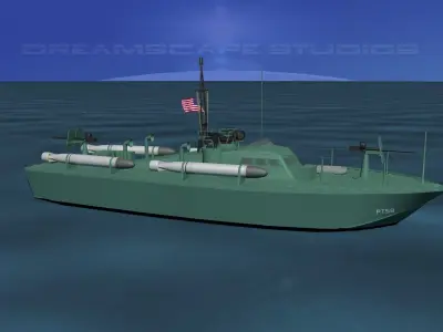 Patrol Torpedo Boat PT59 3D model