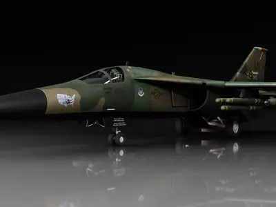 General Dynamics F-111 3D model 3D model