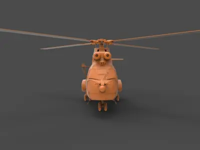 SA 330 Puma 3D print model